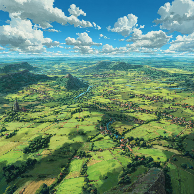 Flying Over Fields