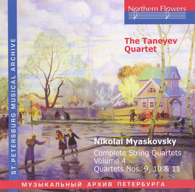 Myaskovsky: Complete String Quartets, Vol. 4: Nos. 9-11 cover art