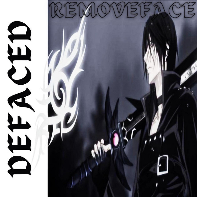 Defaced cover art