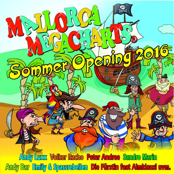 Mallorca Megacharts Sommer Opening 2016 cover