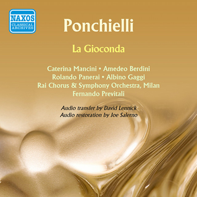 Ponchielli: La Gioconda (1959) cover art