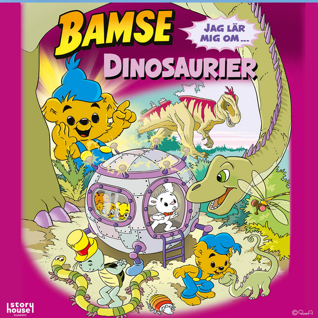 Bamse - jag lär mig om dinosaurier cover art