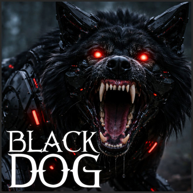 Black dog cover