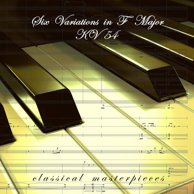 Six Variations in F Major KV 54 (Christmas version, Arr. for music box) cover art
