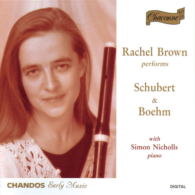 Rachel Brown plays Schubert & Boehm Flute Music cover art
