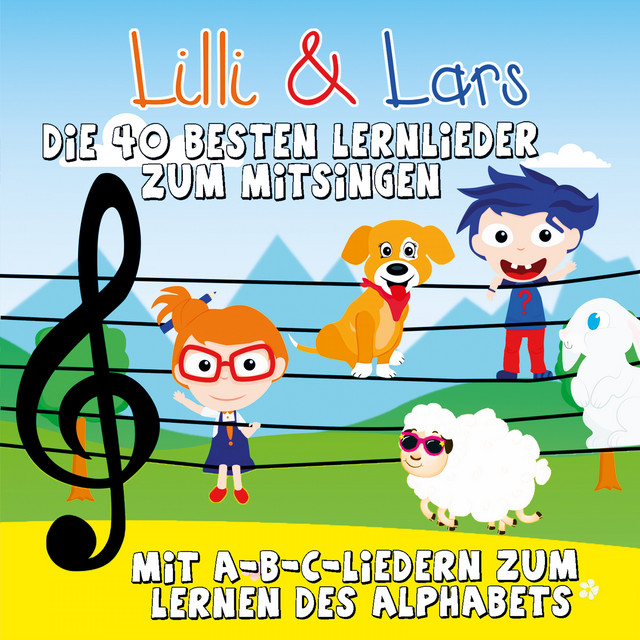 Die 40 besten Lernlieder zum Mitsingen - Mit A-B-C-Liedern zum Lernen des Alphabets cover art
