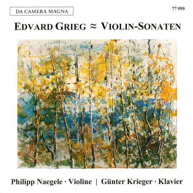 Grieg: Violin Sonata No. 1 in F Major, Op. 8 & Violin Sonata No. 2 in G Major, Op. 13 cover
