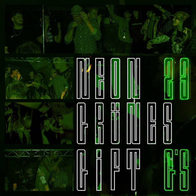 Neongrünes Gift cover