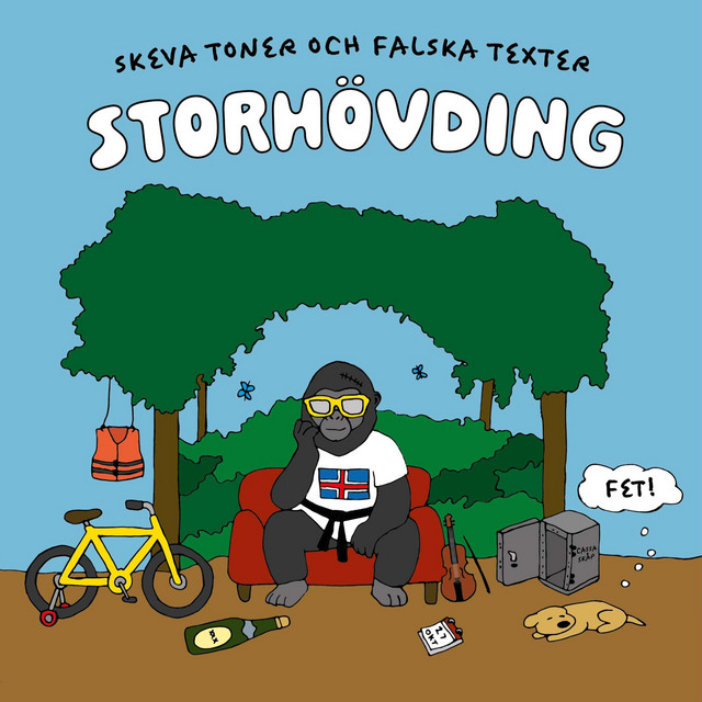 Skeva toner och falska texter cover art