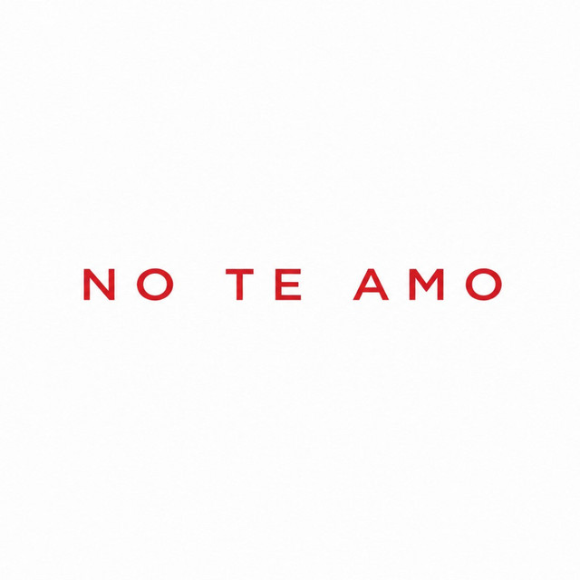 No Te Amo cover