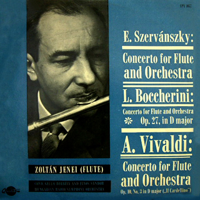 Vivaldi / Boccherini / Szervánszky: Flute Concertos cover art