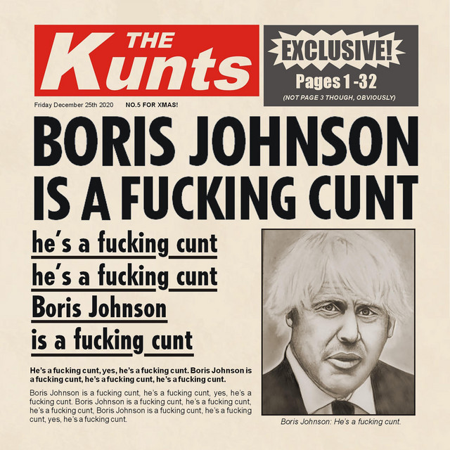 Boris Johnson Is A Fucking Cunt (The Remixes) cover art