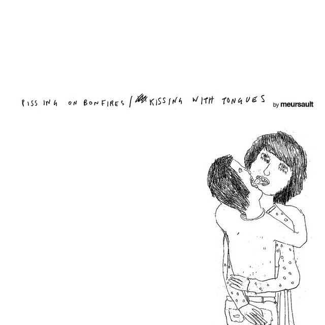 Pissing on Bonfires - Kissing With Tongues cover art