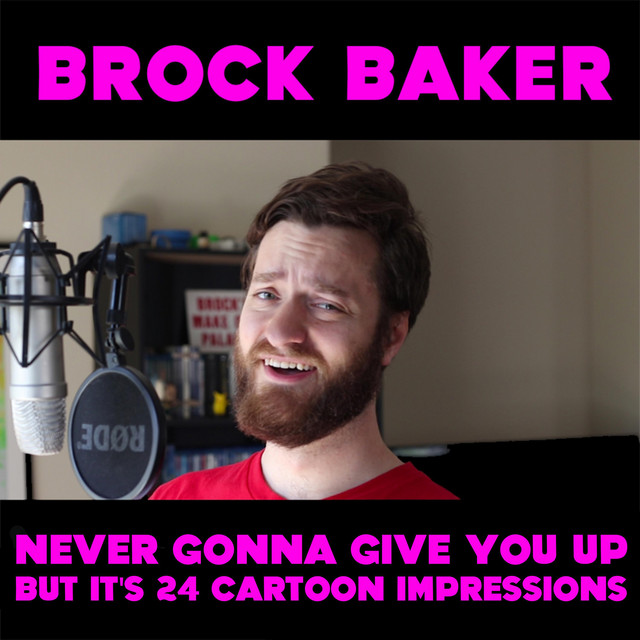 Never Gonna Give You Up but It's 24 Cartoon Impressions cover