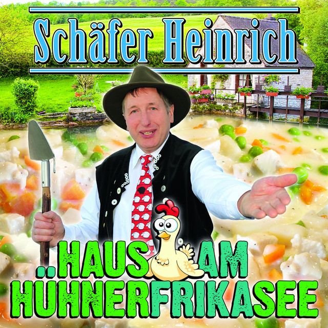 Schäfer Heinrich Auf Amrum Steht Ein Lamm Rum