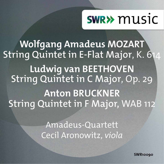 Mozart, Beethoven & Bruckner: String Quintets cover