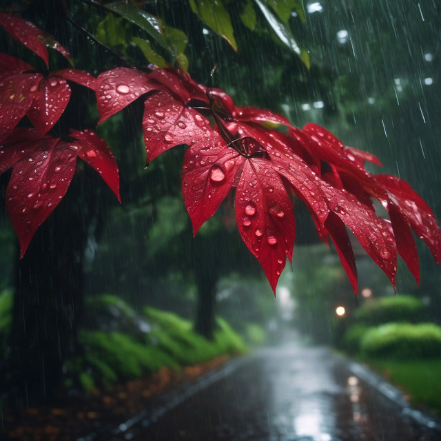 Drizzle Behind the Unlit Lamp