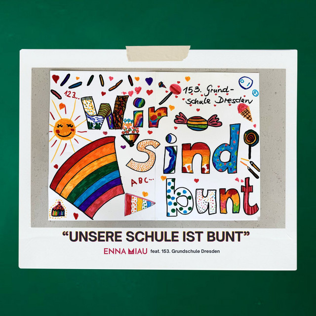 Unsere Schule ist bunt cover