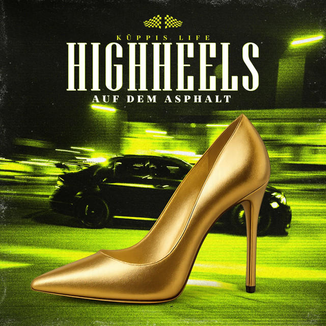 Highheels auf dem Asphalt cover