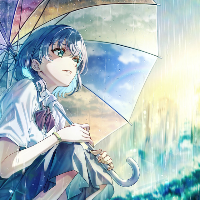 Rainy Blue Drops cover