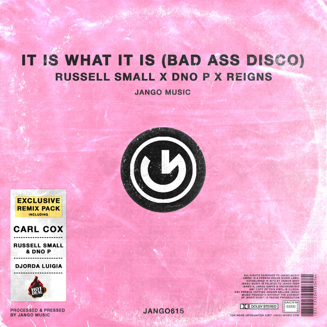 It Is What It Is (Bad Ass Disco) - Carl Cox Remix