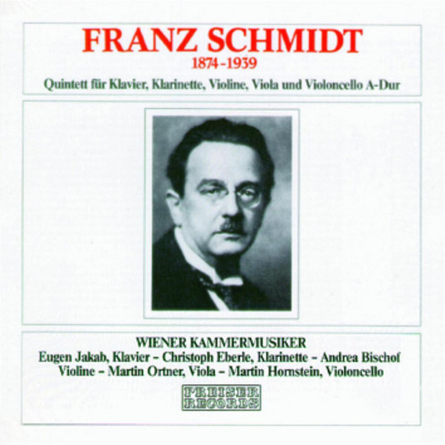 Quintett für Klavier, Klarinette, Violine, und Violoncello in A- cover art