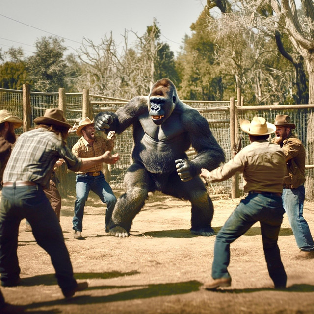 100 Country Men Against One Gorilla - Single by Biscuit Beats | Spotify