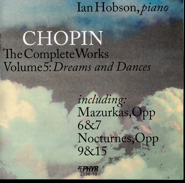 Chopin: The Complete Works, Vol. 5, "Dreams and Dances" cover art