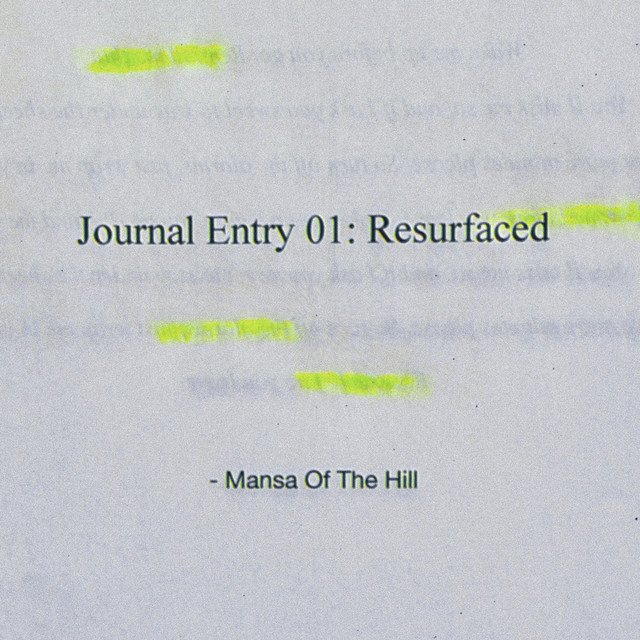 Journal Entry 01: Resurfaced artwork