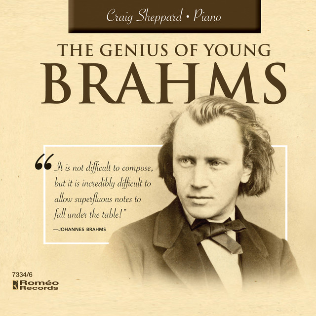 The Genius of the Young Brahms cover
