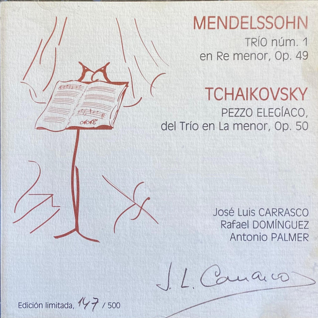 Mendelssohn Op. 49 & Tchaikovsky Op. 50 cover art