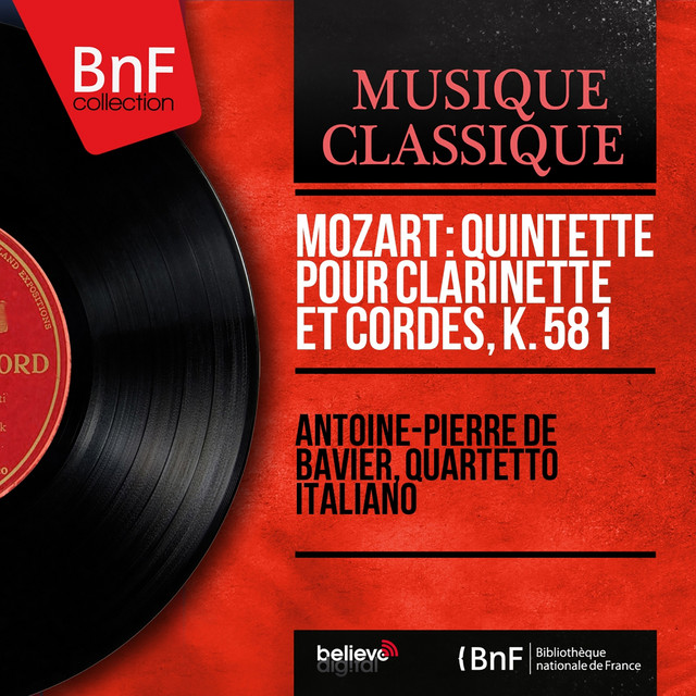 Mozart: Quintette pour clarinette et cordes, K. 581 (Mono Version) cover art