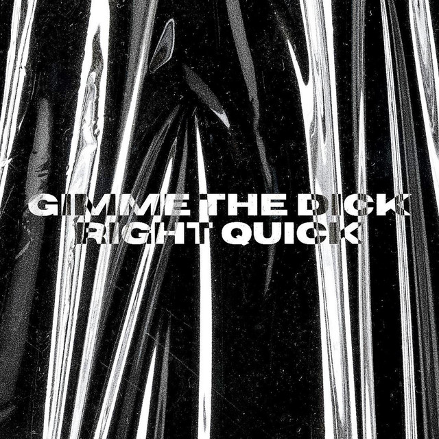 Gimme The Dick Right Quick cover