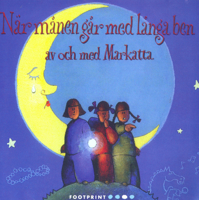 När månen går med långa ben cover art