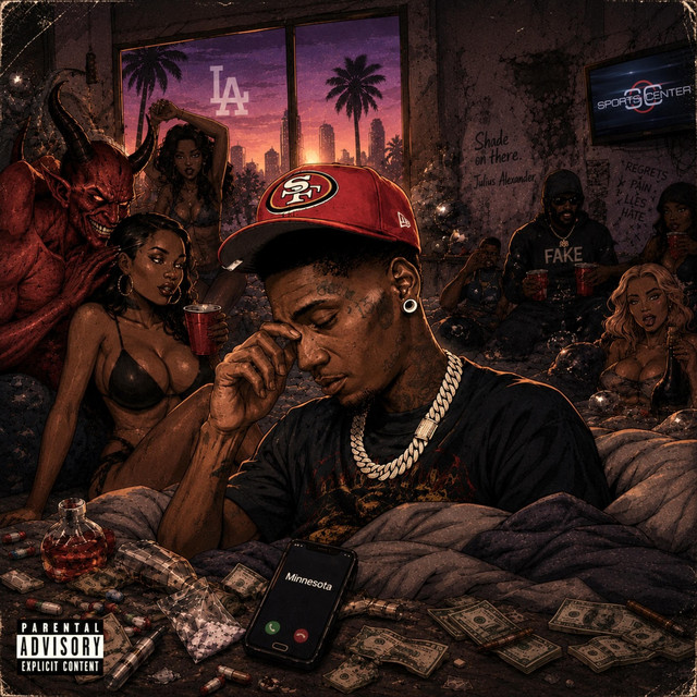 No More Parties In LA cover