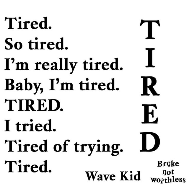 Tired cover art