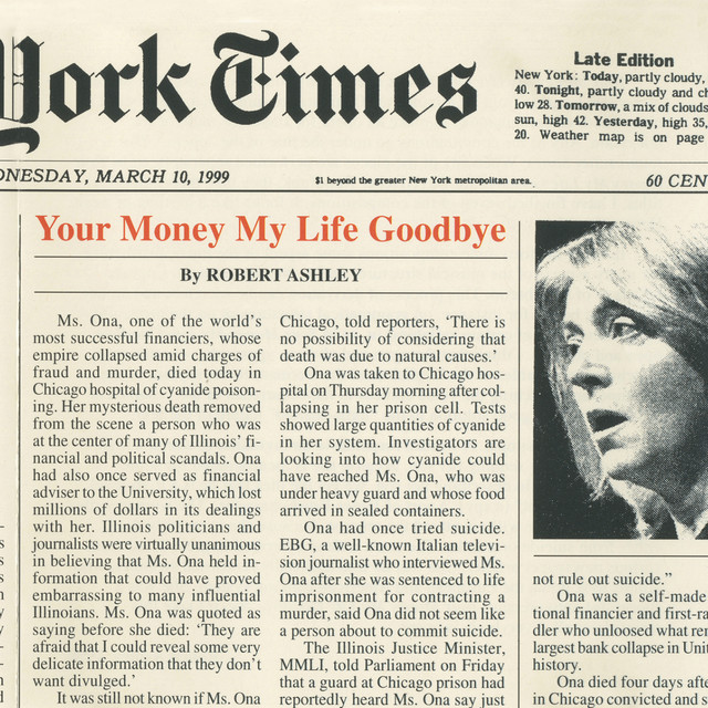 Your Money My Life Goodbye cover art