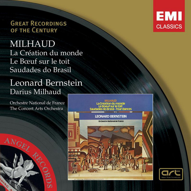 Milhaud; La Création du Monde/ Le Boeuf sur le toit/ Saudades do Brasil cover art
