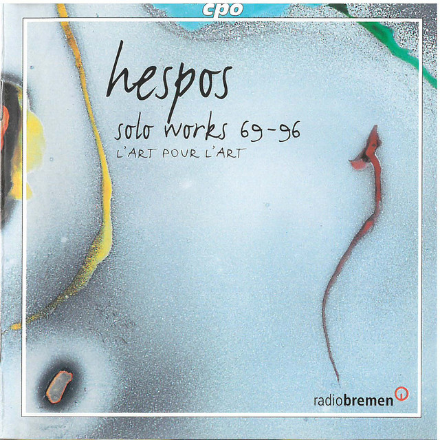 Hans-Joachim Hespos: Solo & Chamber Works cover