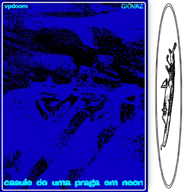 Casulo de uma praga em neon cover art