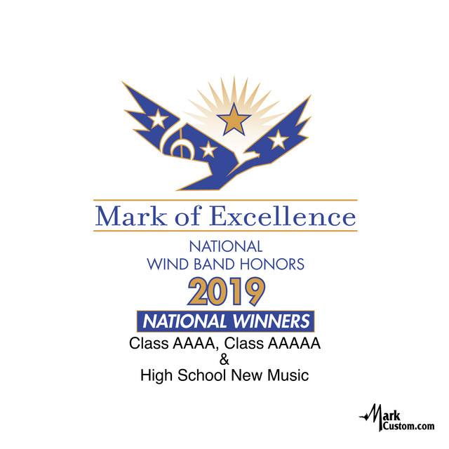 2019 Mark of Excellence: National Wind Band Honors Class AAAA, AAAAA and High School New Music cover