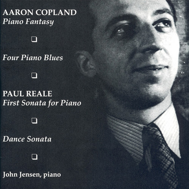 Reale: Piano Sonata No. 1 / Dance Sonata / Copland: Piano Blues Nos. 1-4 / Piano Fantasy cover art