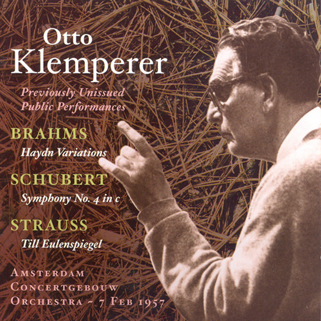 Brahms: Variations On A Theme by Haydn / Schubert: Symphony No. 4 / Strauss, R.: Till Eulenspiegels Lustige Streiche (Klemperer) (1957)