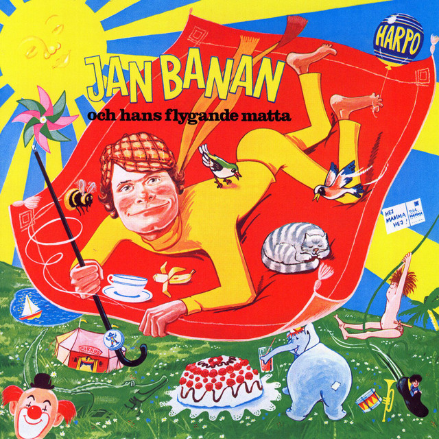 Jan Banan och hans flygande matta cover art