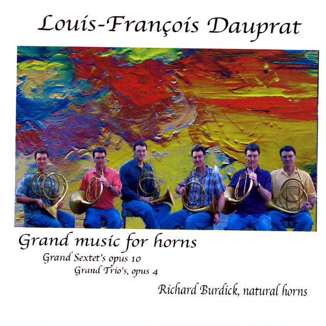 Louis-François Dauprat Grand Music for horns cover art