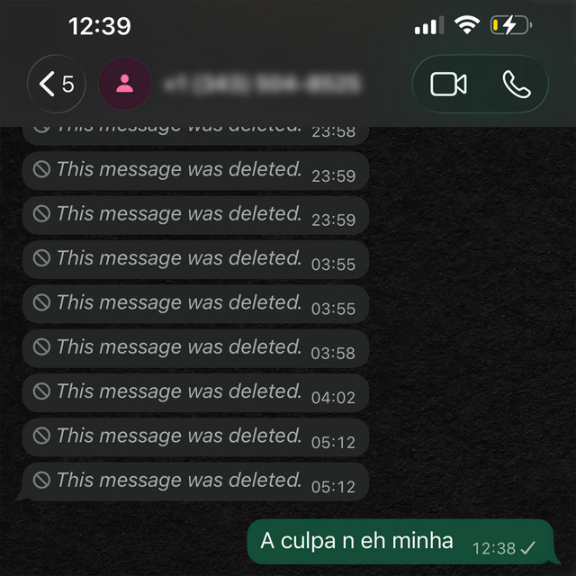 A culpa n eh minha