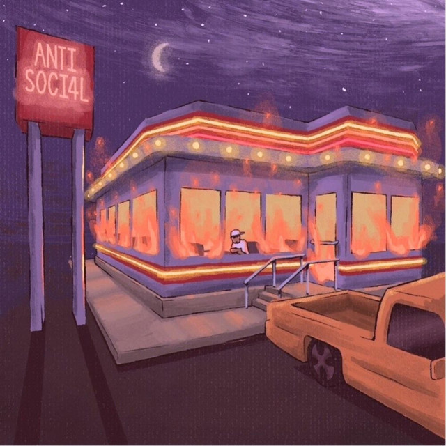 ANTISOCI4L (Slowed Version) cover art