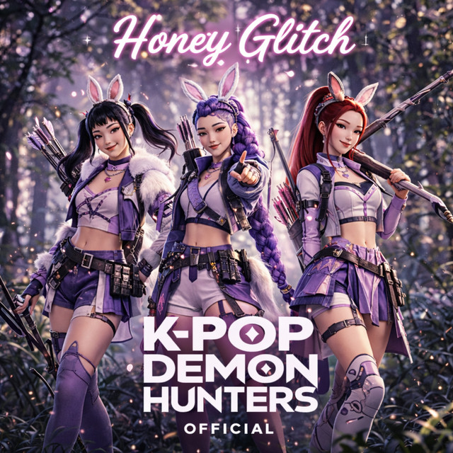 Album cover for Honey Glitch by K-Pop Demon Hunters OFFICIAL