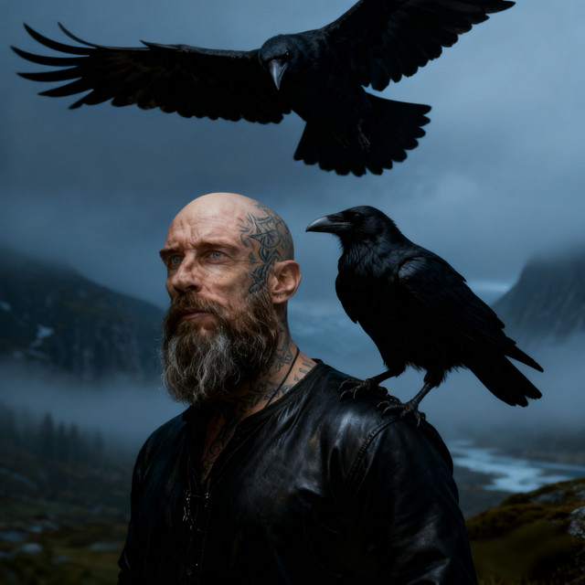 Album cover for Ravens wing by Draugr Balled