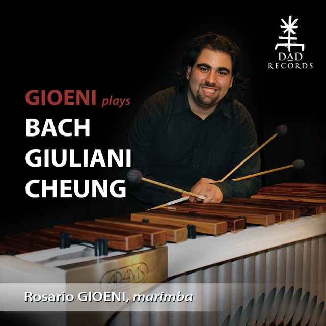 Gioeni Plays Bach, Giuliani, Cheung cover art
